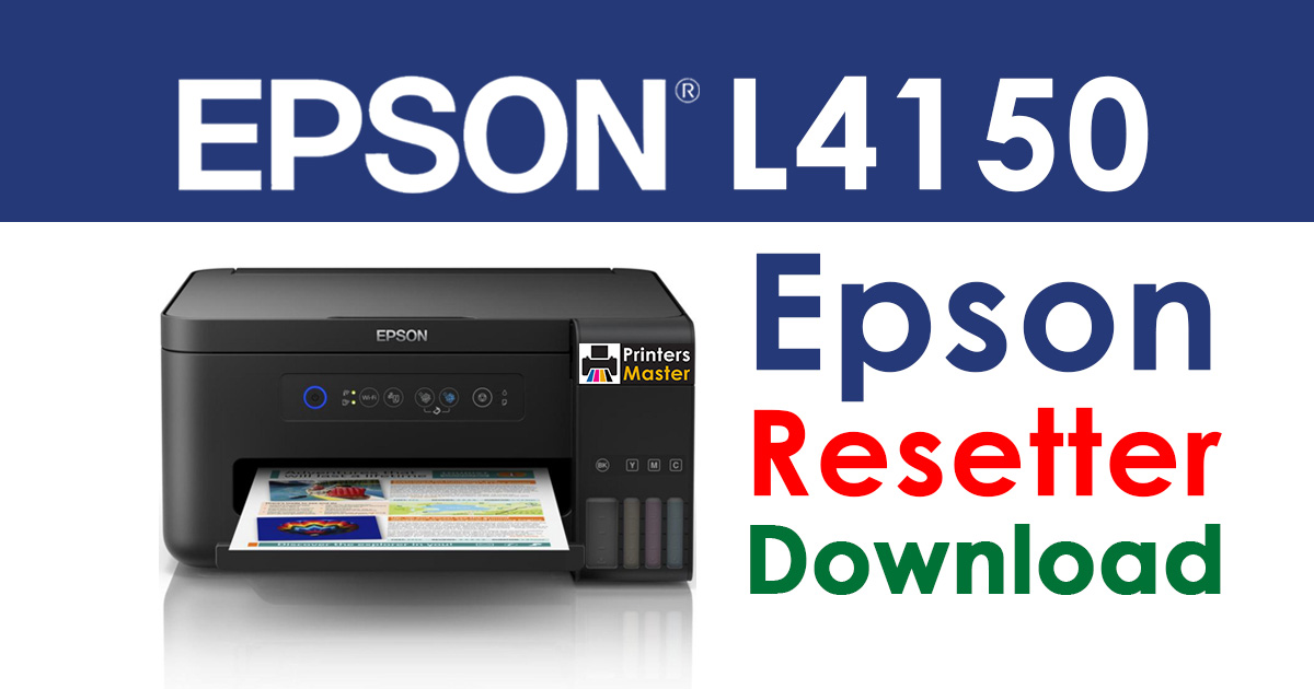 Epson EcoTank L4150 Resetter Adjustment Program Free Download