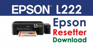 Epson EcoTank L222 Resetter Adjustment Program Free Download