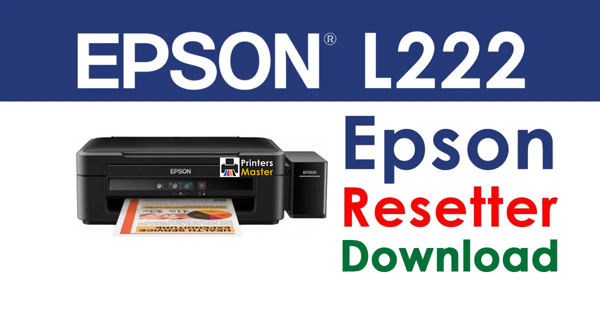Epson EcoTank L222 Resetter Adjustment Program Free Download
