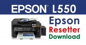 Epson EcoTank L550 Resetter Adjustment Program Free Download