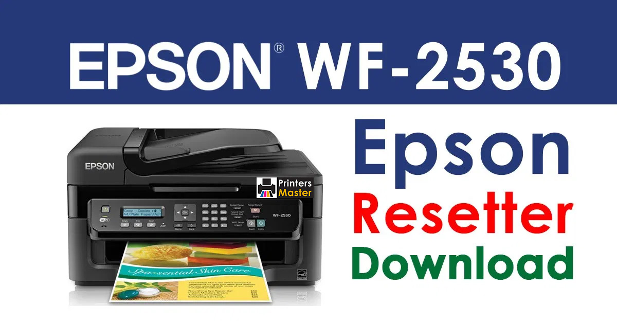 Epson WorkForce WF-2530 Resetter Adjustment Program Download
