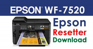 Epson WorkForce WF-7520 Resetter Adjustment Program Download