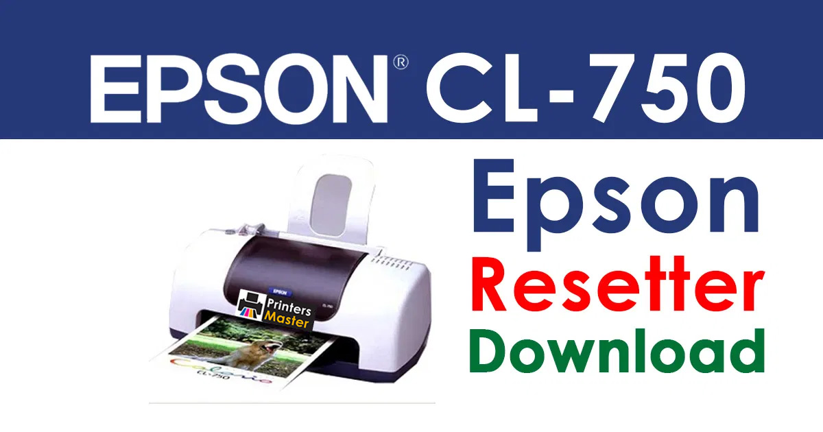 Epson Stylus CL750 Resetter Adjustment Program Free Download