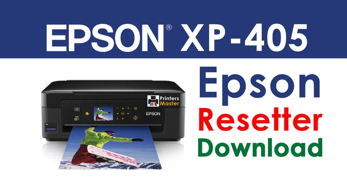 Epson XP-405 Resetter Adjustment Program Free Download