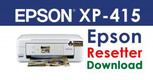 Epson XP-415 Resetter Adjustment Program Free Download