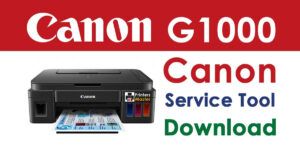 Canon Pixma G1000 Service Tool Resetter Download